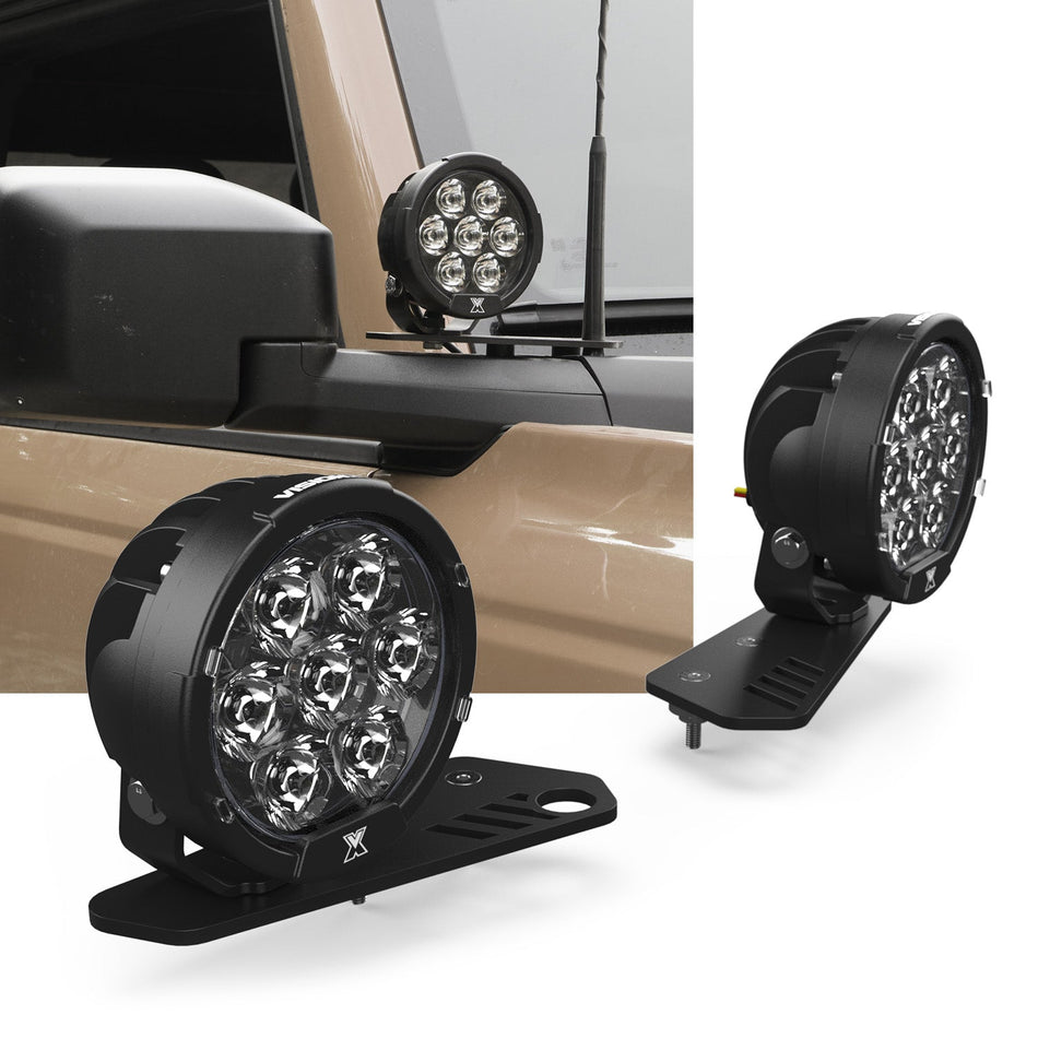 A Pillar LED Light Kit - Ford Bronco 2021 + - Mount Kit Only | Parts2D ...