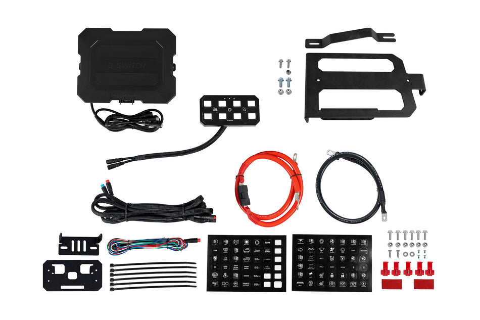 Diode Dynamics D-Switch 8-Channel Bluetooth Switch Panel Kit with Hub Mount for 2016-2023 Toyota Tacoma – Diode Dynamics DD8782, photo 1 of 10