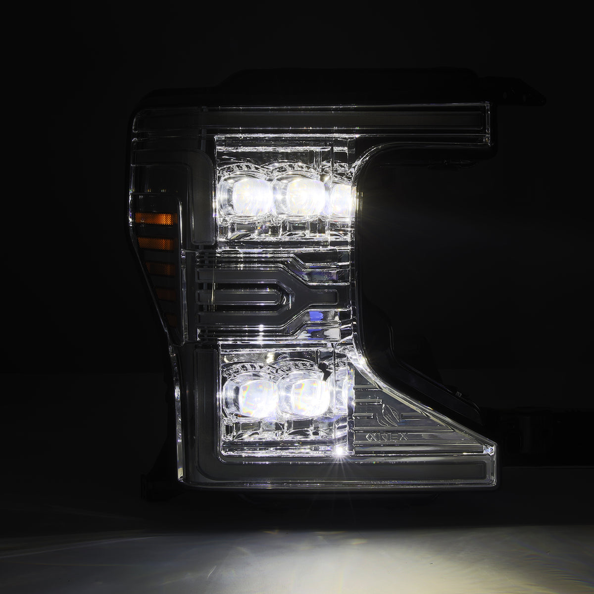 AlphaRex NOVA-Series LED Projector Headlights for 2020-2022 Ford F-250 to F-550 Super Duty, Chrome – AlphaRex 880339, photo 5 of 7