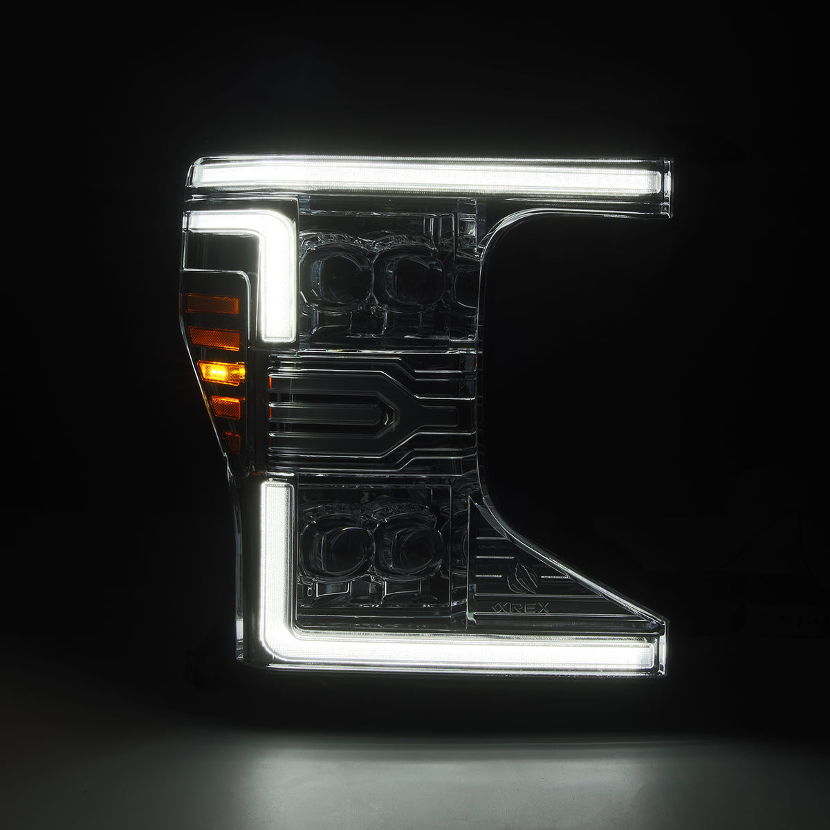 AlphaRex NOVA-Series LED Projector Headlights for 2020-2022 Ford F-250 to F-550 Super Duty, Chrome – AlphaRex 880339, photo 4 of 7