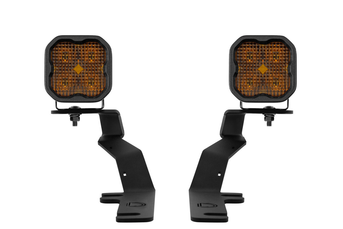 Diode Dynamics Stage Series SS3 Pro Backlit LED Ditch Light Kit for 2015-2020 Ford F-150/Raptor, Yellow Combo/Driving – Diode Dynamics DD6570, photo 1 of 7