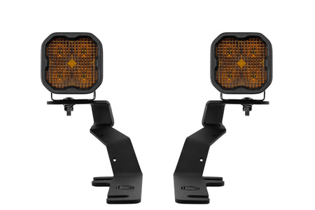 Diode Dynamics Stage Series SS3 Pro Backlit LED Ditch Light Kit for 2015-2020 Ford F-150/Raptor, Yellow Combo/Driving – Diode Dynamics DD6570, photo 1 of 7