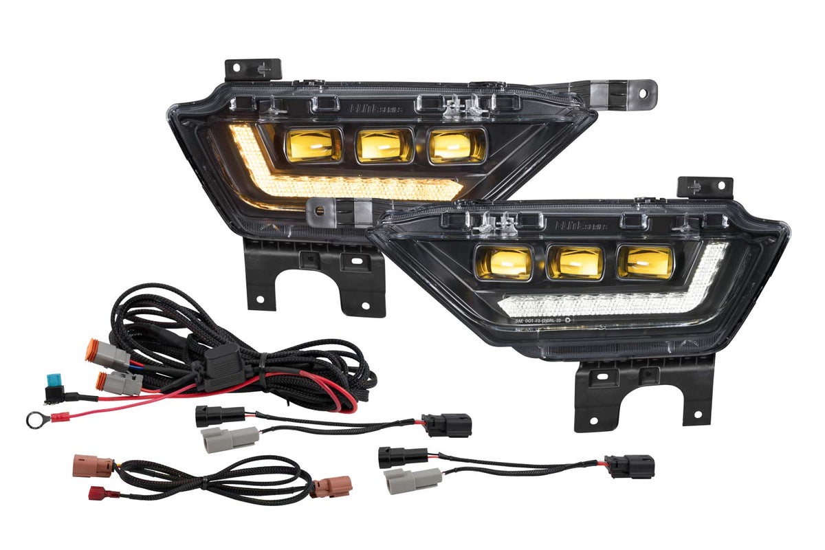 Diode Dynamics Elite Series LED Fog Lights for 2021-2023 Ford F-150, Yellow SAE Fog (Pair) – Diode Dynamics DD5170, photo 1 of 4