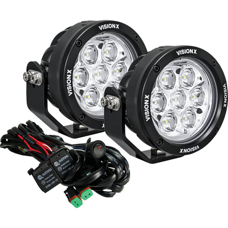 CG2 4.7″ Multi-LED Cannon (Single) – 4.7in cg2 cannon multi led pod kit kit (Vision X Lighting CG2-CPM710)
