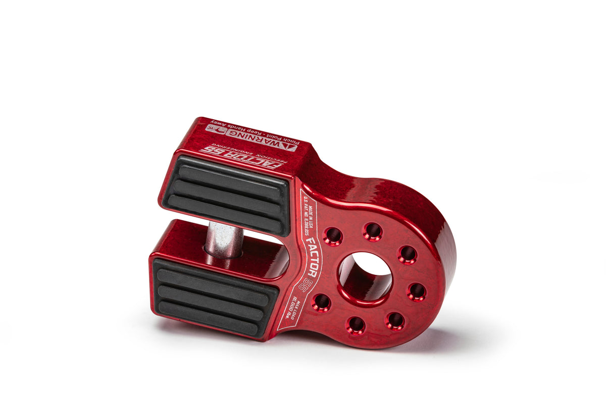 FlatLink Winch Shackle Mount – Flatlink Red (Factor 55 00050-01)