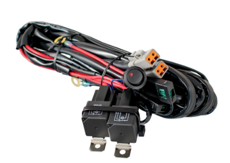 Dual High Amp Wiring Harness – double connector (Vision X Lighting P-HARNESS.2HO)