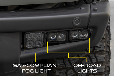 Diode Dynamics Stage Series Fog Pocket Bracket Kit for 2021-2023 Ford Bronco (Pair) – ZZ5 (Diode Dynamics DD7177)