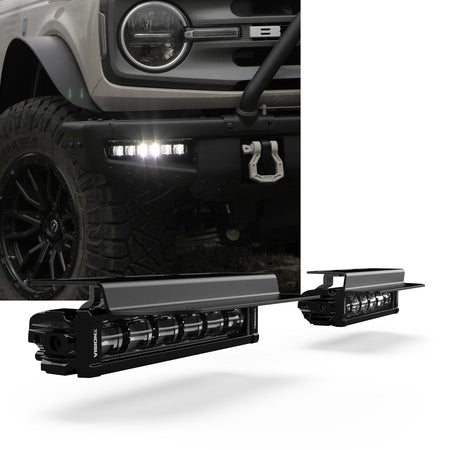 Fog Pocket LED Light Kit - Steel Bumper - Ford Bronco 2021 + - Mount Kit Only – XPL6SAE catalog (Vision X Lighting XIL-OESBF21FB)
