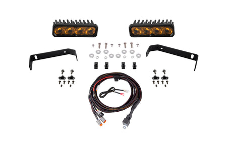Diode Dynamics SS6 Max LED Light Bar Kit for 2019-2021 Ford Ranger, Yellow SAE/DOT Driving (Pair) – Diode Dynamics DD8627, photo 1 of 6
