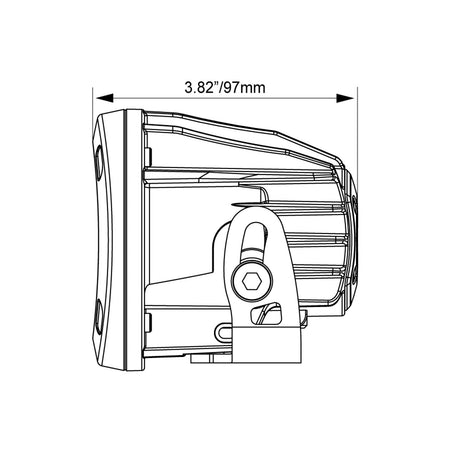 CG2 3.7″ Single-LED Cannon (Single) – xil opr side (Vision X Lighting CG2-CPR110)