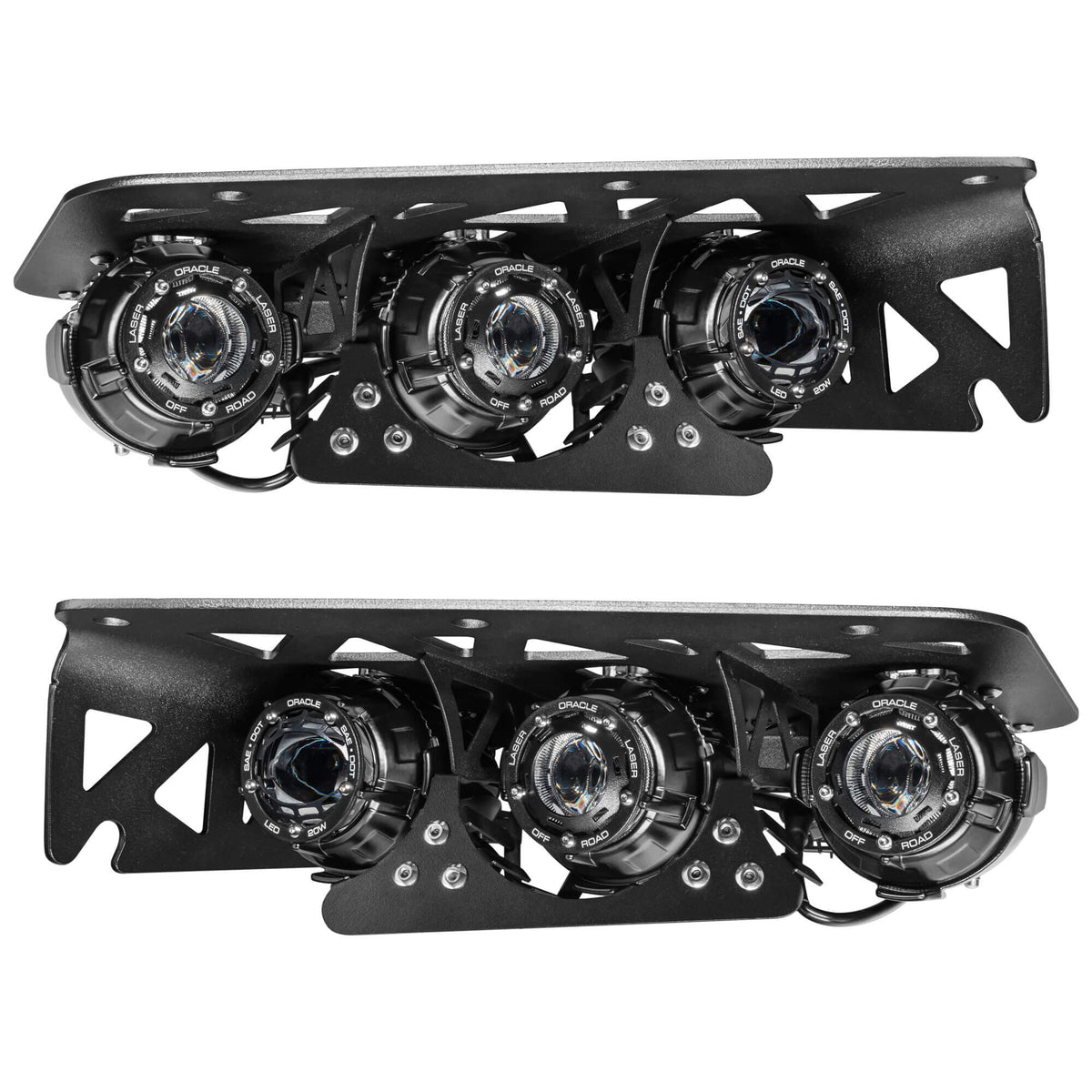 Off-Road LASER Auxiliary Light + LED Fog Light Kit for 2021-2026 Ford Bronco Steel Bumper – B Product (Oracle Lighting 5928-LZZ-001)