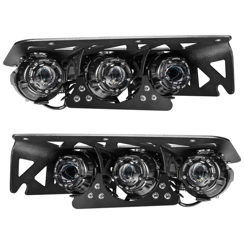 Off-Road LASER Auxiliary Light + LED Fog Light Kit for 2021-2026 Ford Bronco Steel Bumper – B Product (Oracle Lighting 5928-LZZ-001)