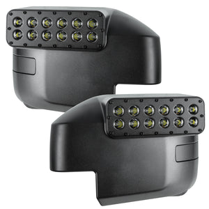 LED Off-Road Side Mirror Ditch Lights for 2021-2026 Ford Bronco, White
