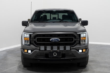 Diode Dynamics SS3 Sport LED Fog Pocket Kit for 2021-2023 Ford F-150, Yellow SAE Fog + White Combo/Driving – ZZ4 (Diode Dynamics DD7311)