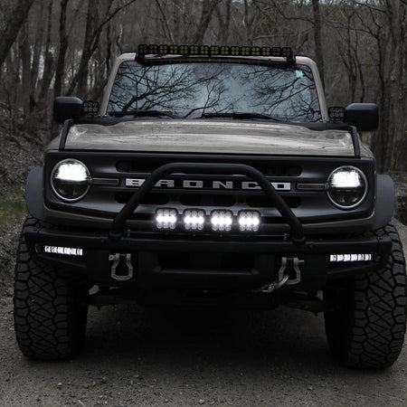 Fog Pocket LED Light Kit - Steel Bumper - Ford Bronco 2021 + - Mount Kit Only – XPL6SAE lifestyle1 (Vision X Lighting XIL-OESBF21FB)