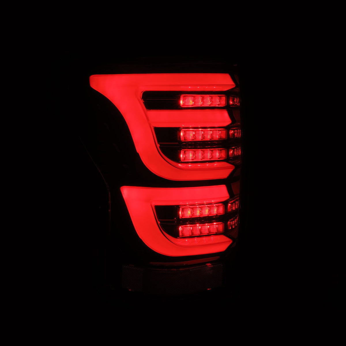 AlphaRex LUXX-Series Sequential LED Tail Lights for 2007-2013 Toyota Tundra, Alpha-Black – AlphaRex 670040, photo 4 of 8