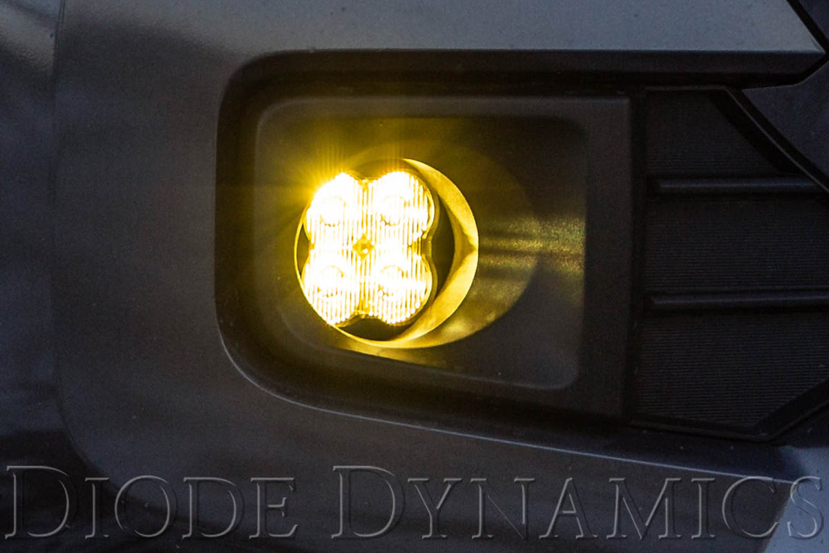 Diode Dynamics SS3 Sport LED Fog Light Kit, Type B, White SAE Fog (Pair) – ZZ1 (Diode Dynamics DD6996)