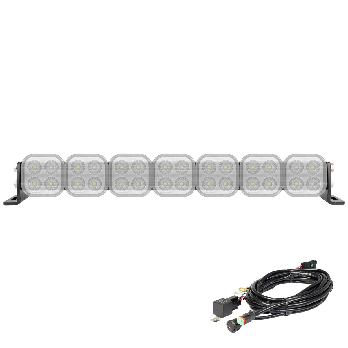 20" Unite Curved Mounting Bar Kit - Rail Only – main (Vision X Lighting VXU-CMB20EMH)