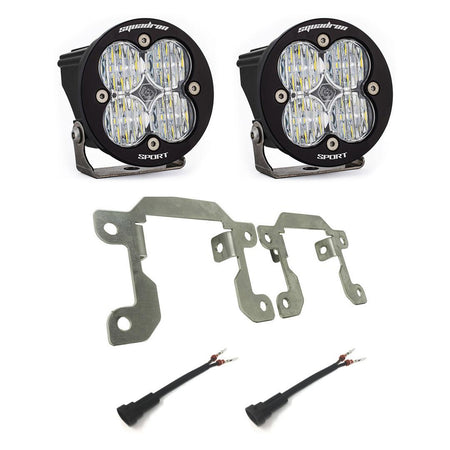 Baja Designs Squadron Sport Fog Pocket Light Kit for 2019-2023 Ford Ranger and 2021-2025 Bronco – ANG A (Baja Designs 447607)