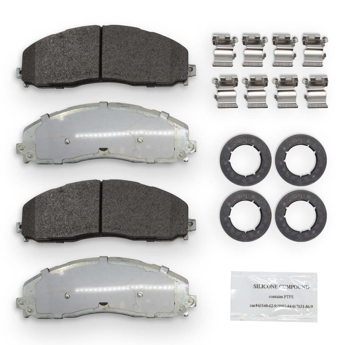 2013-2022 Ford F-250/F-350 Front Brake Pads, D1680 – NRS Brakes NS1680, photo 1 of 2
