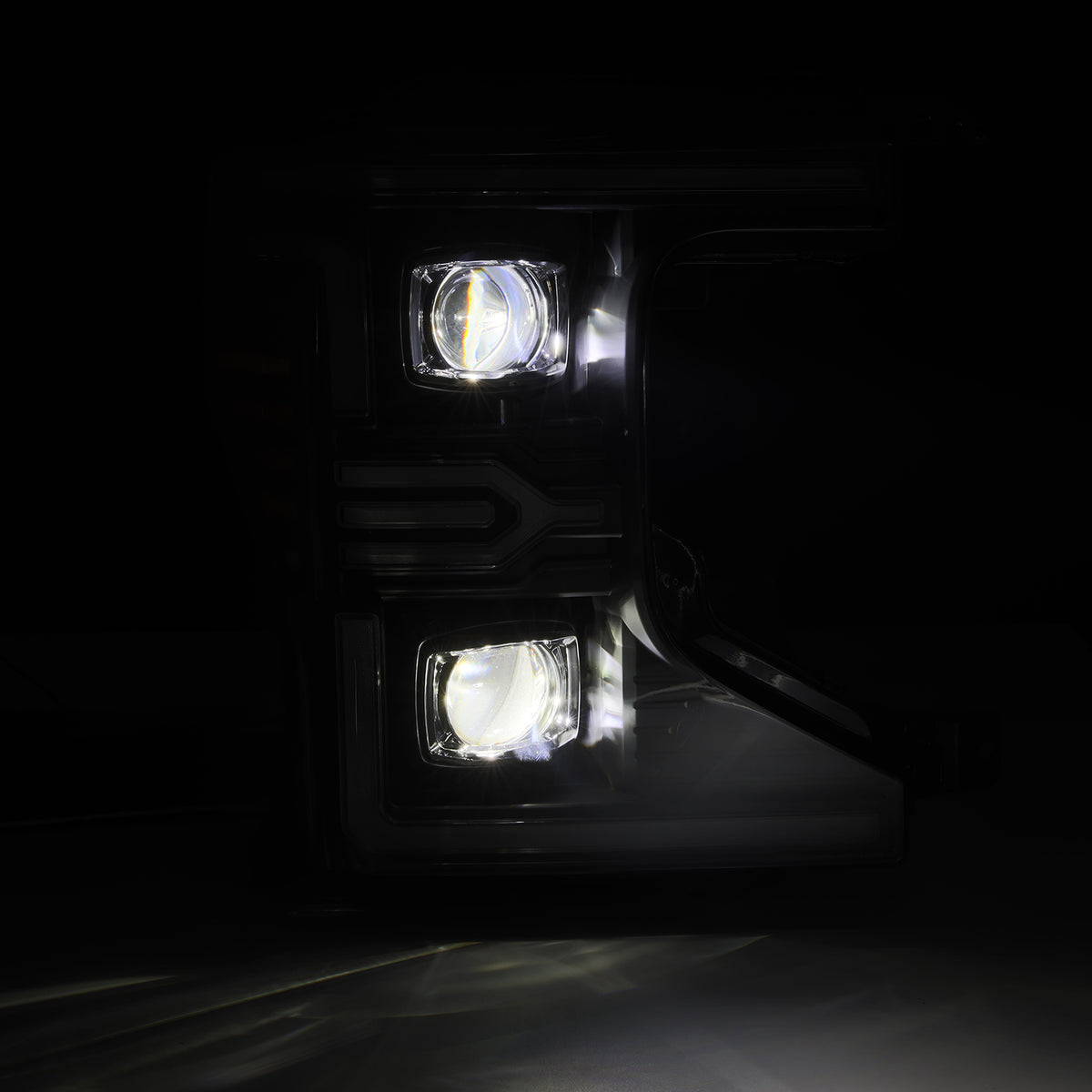 AlphaRex LUXX-Series LED Projector Headlights for 2020-2022 Ford F-250 to F-550 Super Duty, Black – AlphaRex 880341, photo 5 of 7