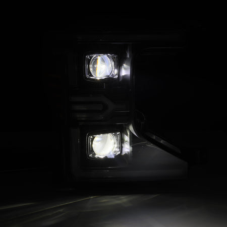AlphaRex LUXX-Series LED Projector Headlights for 2020-2022 Ford F-250 to F-550 Super Duty, Black – AlphaRex 880341, photo 5 of 7