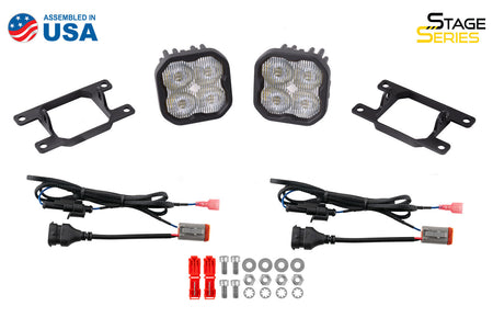 Diode Dynamics SS3 Max LED Fog Light Kit, Type AS, White SAE Fog (Pair) – ZZ8 (Diode Dynamics DD6993)