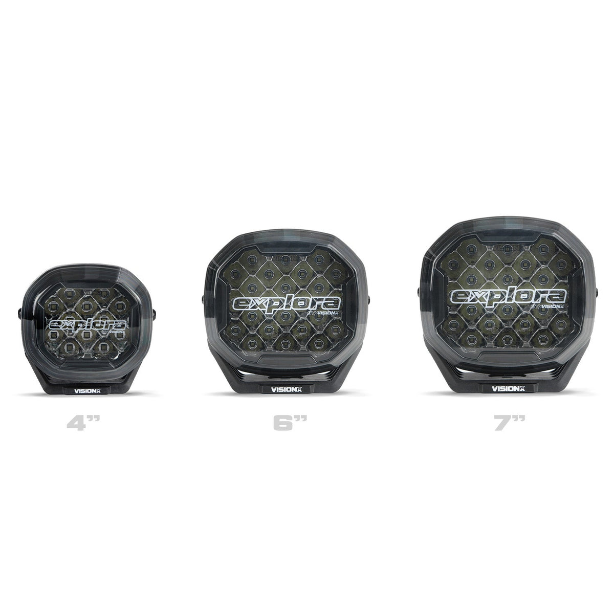 Explora 4" Driving Lights With Dual-Color DRL - Single Pod – KIT (Vision X Lighting EX-DL12S) – photo 8