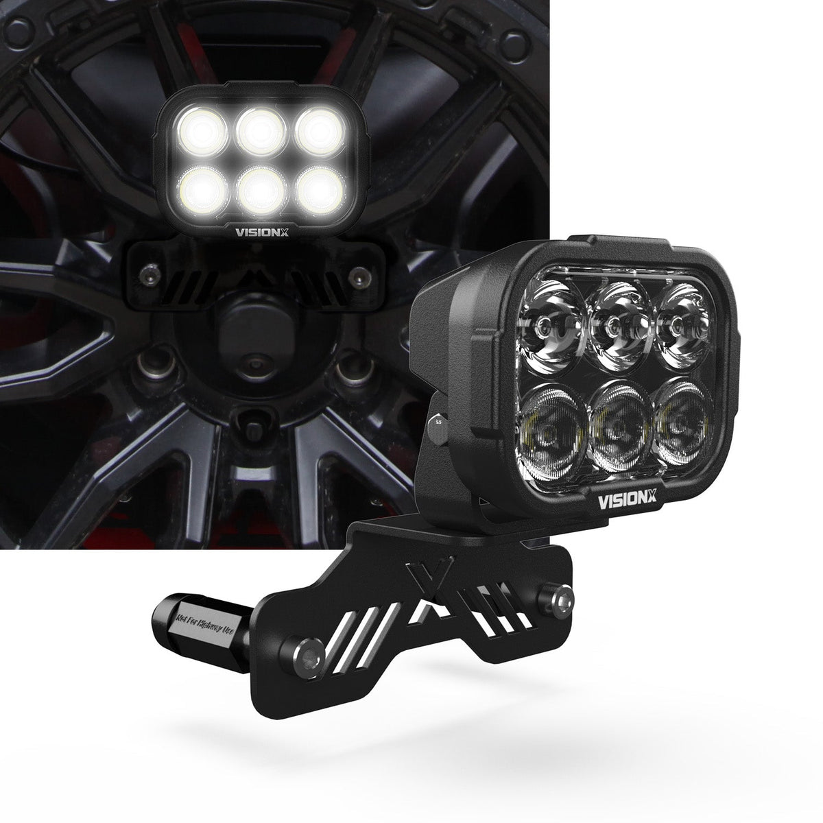 2021-2026 Ford Bronco Spare Tire Reverse Light Mount (Only) – DURA2DL6 catalog (Vision X Lighting XIL-OEV21FB)
