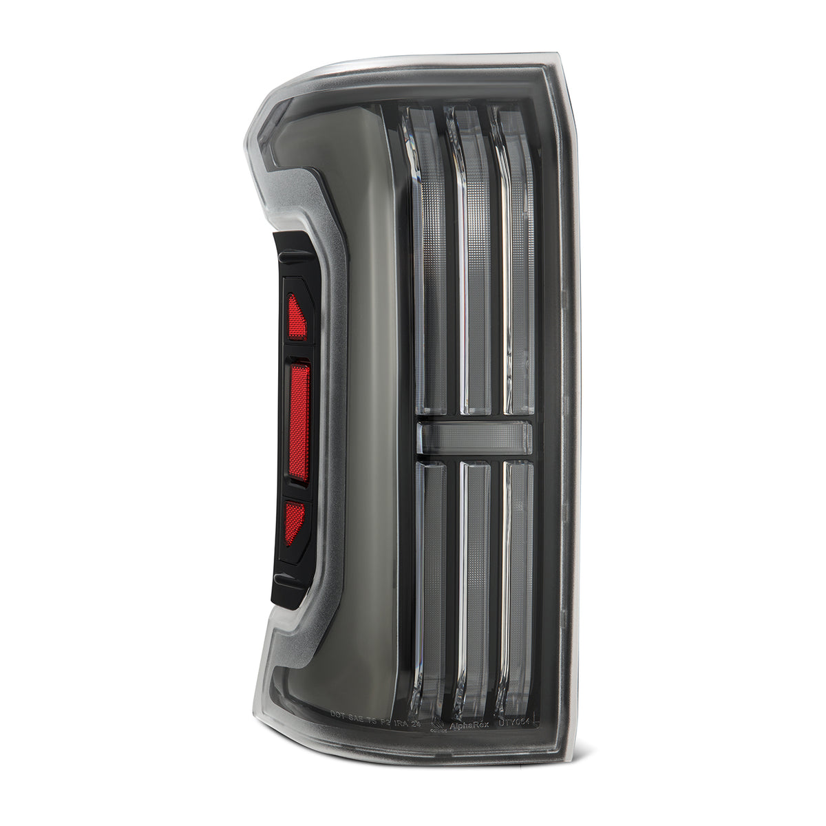 AlphaRex NOVA-Series Prismatic Sequential LED Tail Lights for 2024-2026 Toyota Tacoma, Black with Clear Lens – AlphaRex 679020, photo 1 of 7