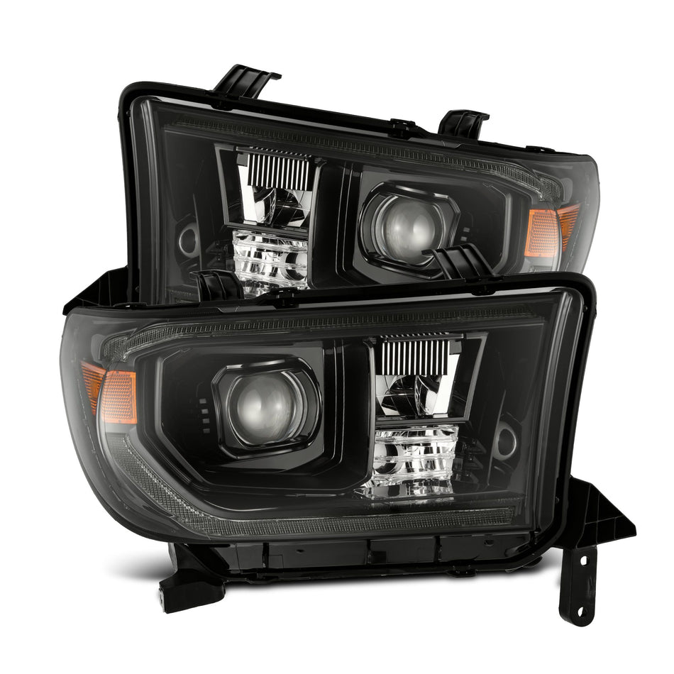 AlphaRex LUXX-Series LED Projector Headlights for 2007-2013 Toyota Tundra and 2008-2017 Sequoia, Alpha-Black – AlphaRex 880825, photo 1 of 6