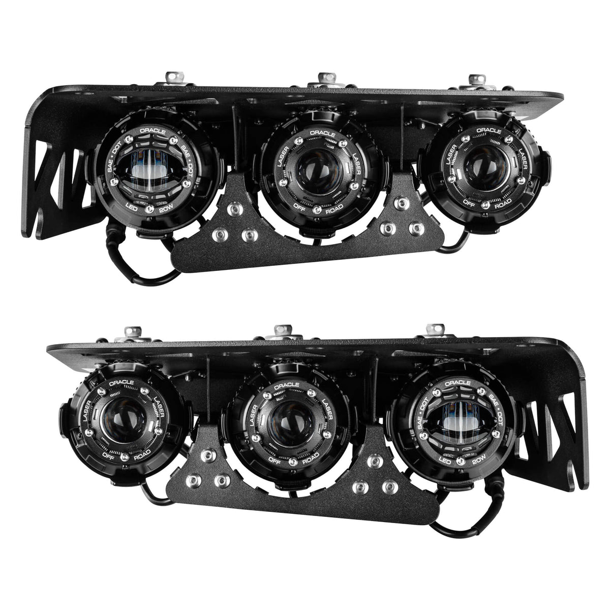 Off-Road LASER Auxiliary Light + LED Fog Light Kit for 2021-2026 Ford Bronco Steel Bumper – C Product (Oracle Lighting 5928-LZZ-001)