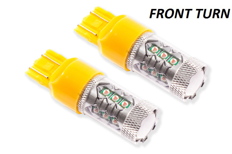 Diode Dynamics 7443 HP11 LED Turn Signal Bulbs, Amber (Pair) – ZZ1 (Diode Dynamics DD0107P)
