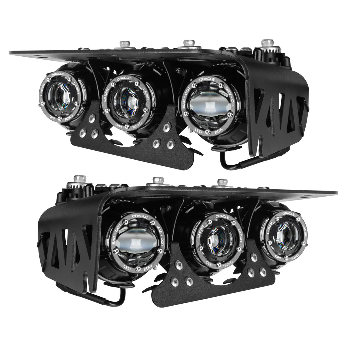 Off-Road LASER Auxiliary Light + LED Fog Light Kit for 2021-2026 Ford Bronco Steel Bumper – D Product (Oracle Lighting 5928-LZZ-001)