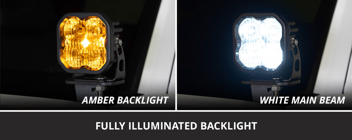 Diode Dynamics Stage Series SS3 Sport Backlit LED Ditch Light Kit for 2015-2020 Ford F-150/Raptor, White Combo/Driving – ZZ8 (Diode Dynamics DD6567)