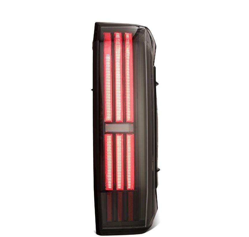 AlphaRex NOVA-Series Prismatic Sequential LED Tail Lights for 2022-2026 Toyota Tundra, Black Smoke – AlphaRex 673001, photo 5 of 5