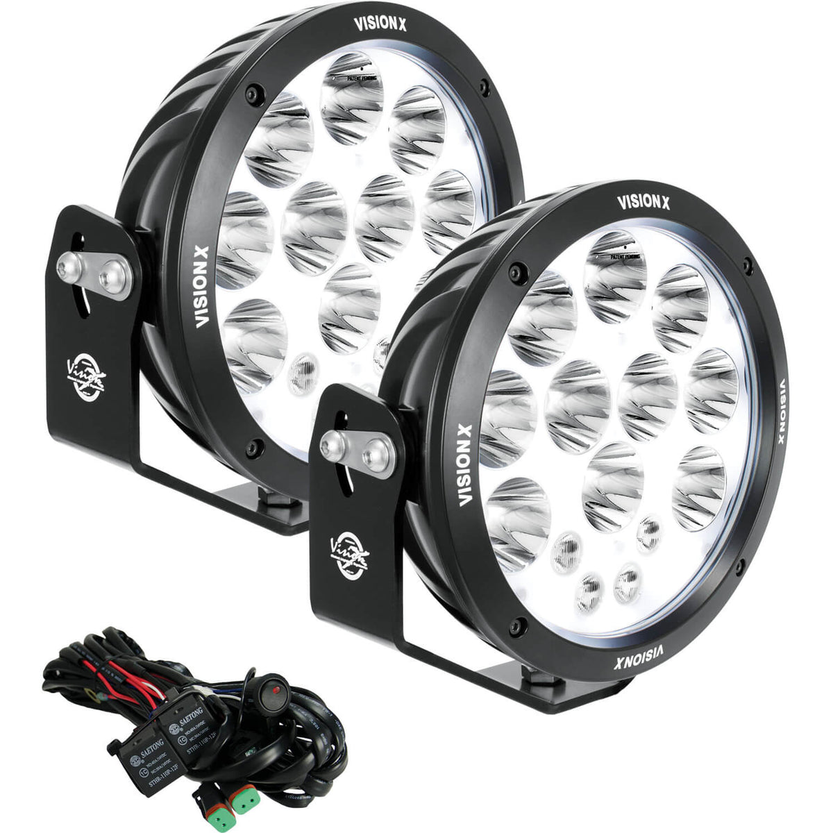 8.7″ ADV Light Cannon (Single) – 8.7in adv led light canon kit kit (Vision X Lighting CGA-CPMH14M)