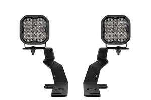 Diode Dynamics Stage Series SS3 Pro Backlit LED Ditch Light Kit for 2015-2020 Ford F-150/Raptor, White Combo/Driving