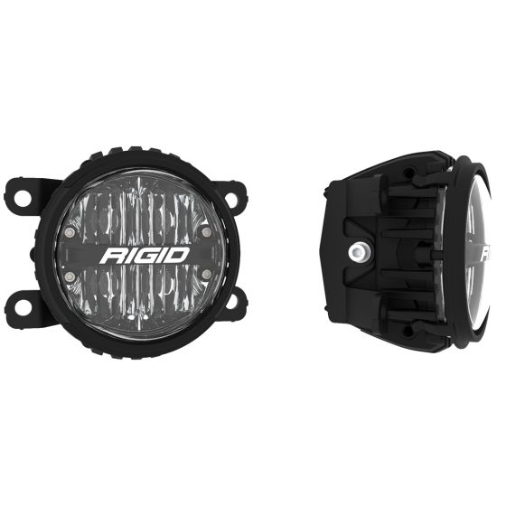 RIGID 360-Series SAE LED Fog Light Kit, White, for Ford Bronco with Standard Bumper – Bronco OE Series Fog Light Kit White (RIGID Industries 37121)