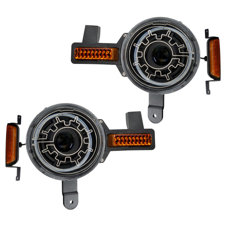 Oculus Bi-LED Heated Lens Projector Headlights for 2021-2025 Ford Bronco – B Product (Oracle Lighting 5886-111)