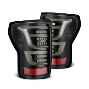 AlphaRex LUXX-Series Sequential LED Tail Lights for 2007-2013 Toyota Tundra, Alpha-Black