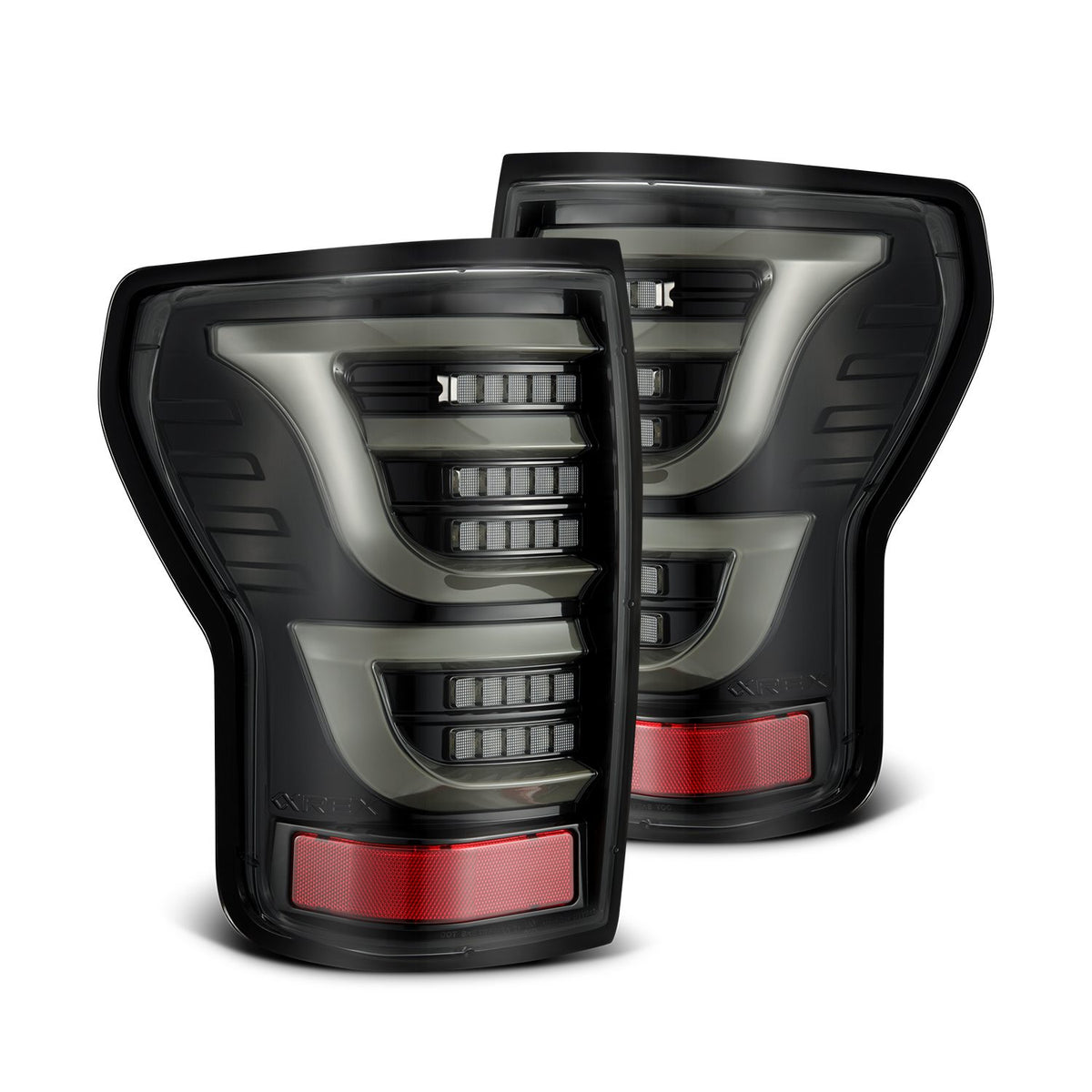 AlphaRex LUXX-Series Sequential LED Tail Lights for 2007-2013 Toyota Tundra, Alpha-Black – AlphaRex 670040, photo 1 of 8