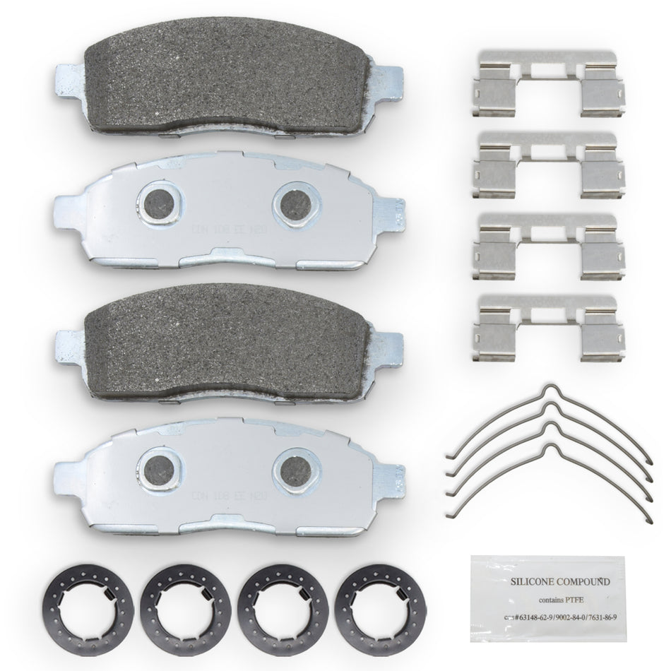 2005-2009 Ford F-150 Front Brake Pads, Galvanized, D1392 – NRS Brakes NS1392, photo 1 of 2
