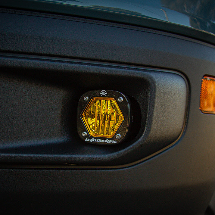 Baja Designs S1 Fog Pocket Light Kit for 2021-2024 Ford Bronco Sport, Clear – ANG A (Baja Designs 447682)