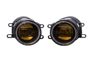 Diode Dynamics Elite Series LED Fog Lamps, Type B, Yellow SAE Fog (Pair)