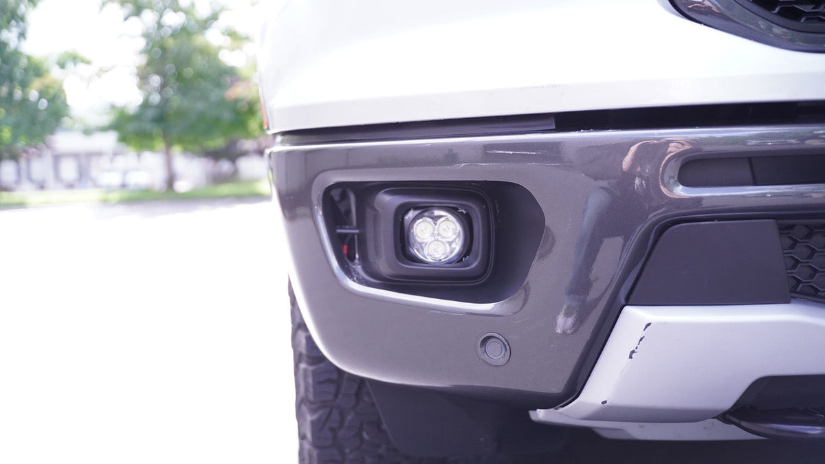 2019-2024 Ford Ranger LED Fog Light Kit With 3.0" CG2 Multi-LED Lights – visionx ford ranger fog light kit cg2 (Vision X Lighting XIL-OE19FRAOPM)