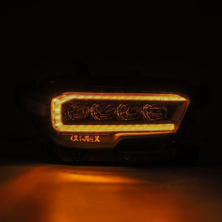 AlphaRex NOVA-Series LED Projector Headlights for 2016-2023 Toyota Tacoma, Alpha-Black – AlphaRex 880705, photo 4 of 6