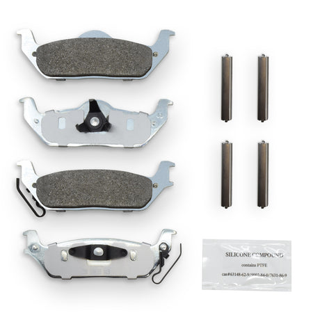 2004-2011 Ford F-150 Rear Brake Pads, Galvanized, D1012 – NRS Brakes NS1012, photo 1 of 2
