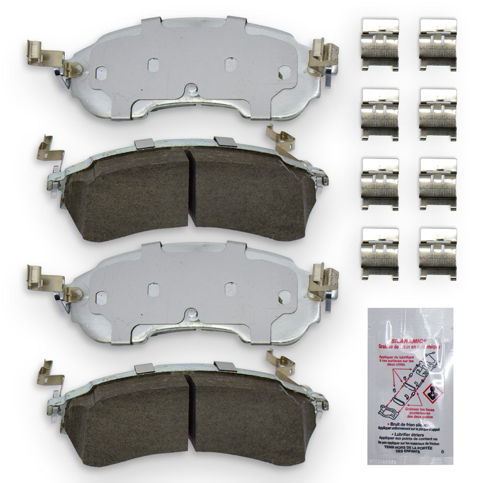 2021-2025 Ford Bronco Rear Brake Pads, Non-Raptor, D2414 – NRS Brakes NS2414, photo 1 of 2