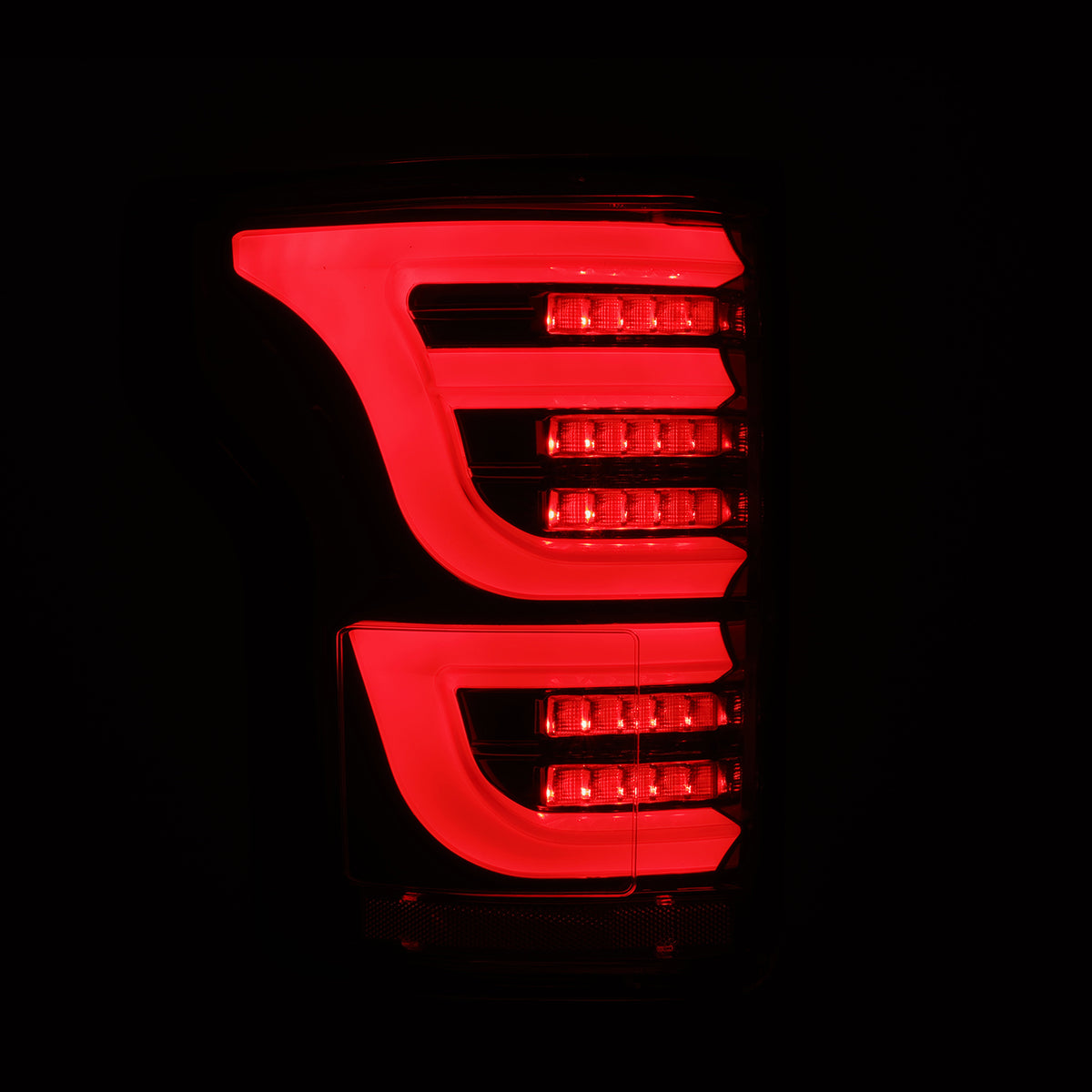 AlphaRex LUXX-Series Sequential LED Tail Lights for 2015-2020 Ford F-150, Alpha-Black – AlphaRex 652030, photo 4 of 7